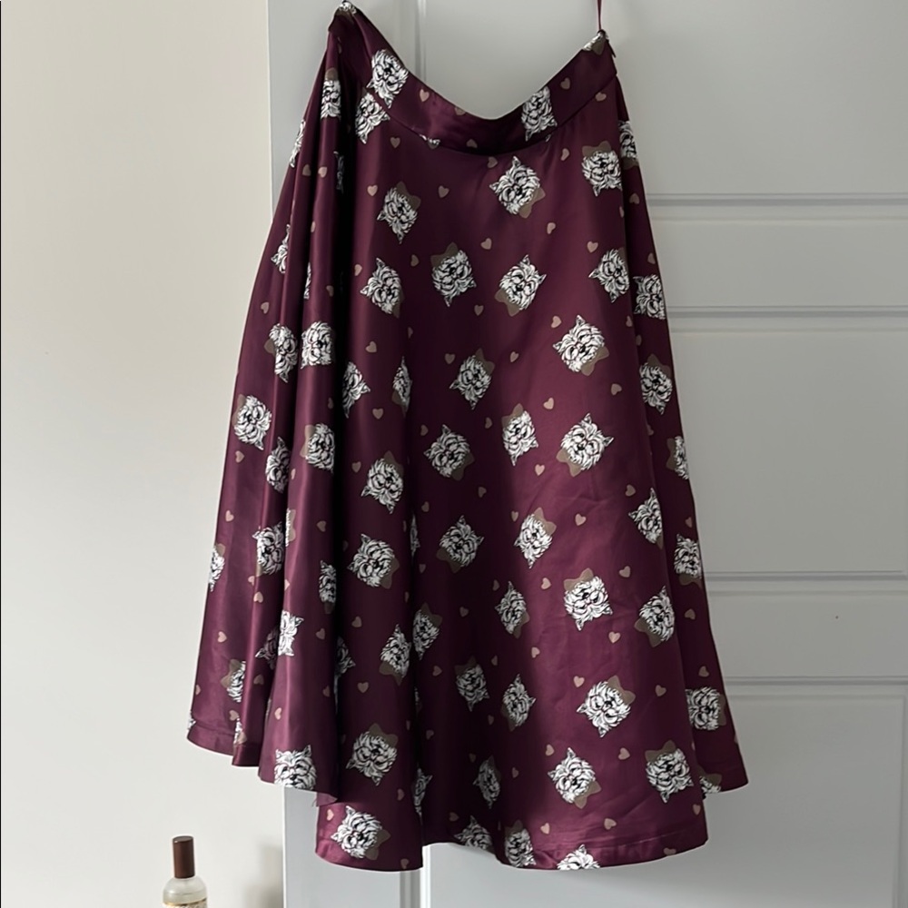 A-Line Skirt in Purple